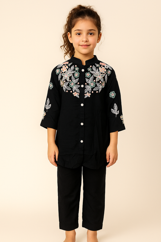 Cotton Embroidery Cord set 1050 Black