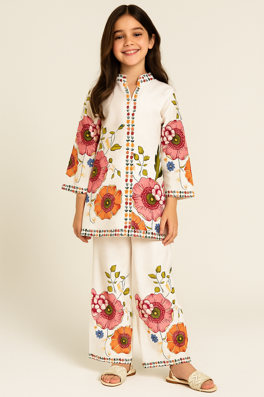 Cotton printed Plazo Set 1114