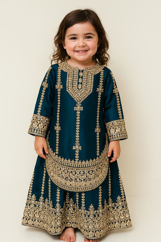 Embroidery Lehenga Choli Set sr 4550 Royal Blue