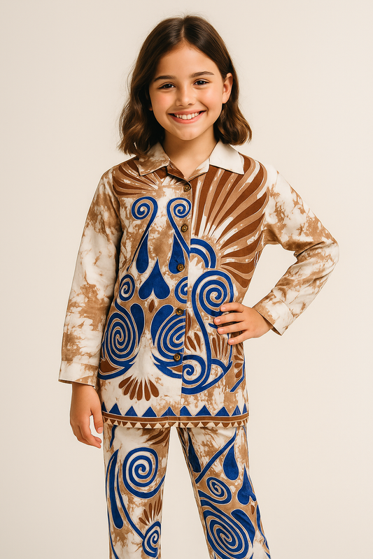 Cotton Printed Cord set 1140