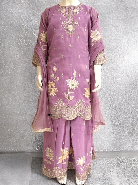 Heeramandi Blossom Plazo set = sr = 4388