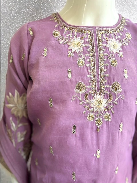 Heeramandi Blossom Plazo set = sr = 4388