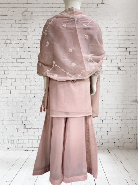 Heeramandi Blossom Plazo Set = sr = 4353