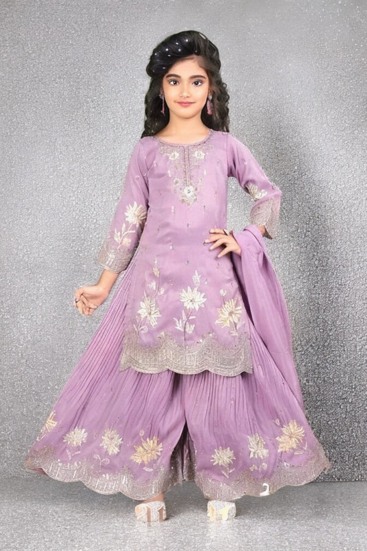 Heeramandi Blossom Plazo set = sr = 4388