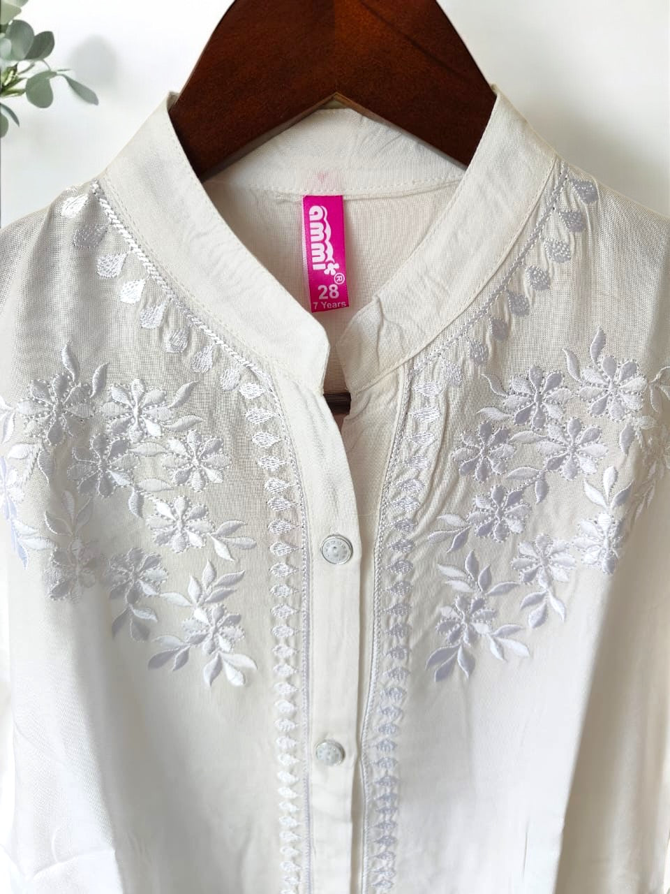 Embroidery Cotton Cord Set 1004 White