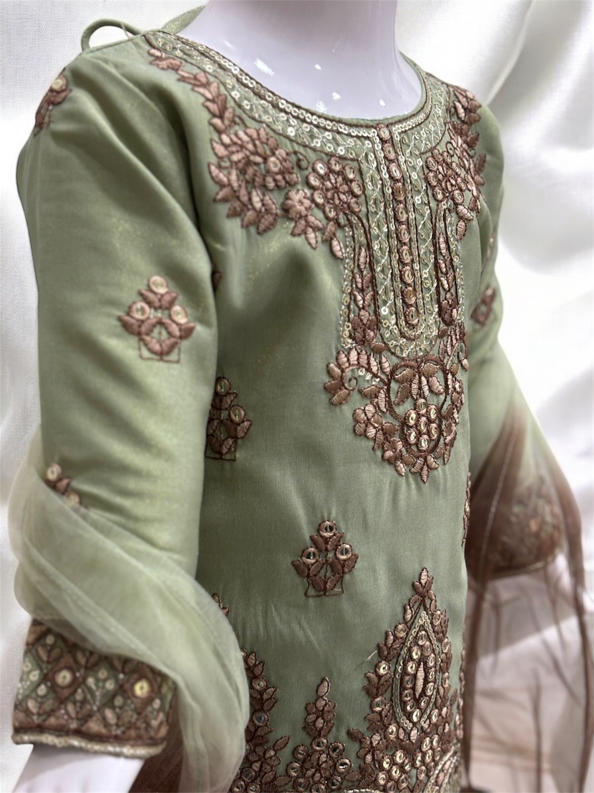 Embroidery Plazo Set = aj = 3271