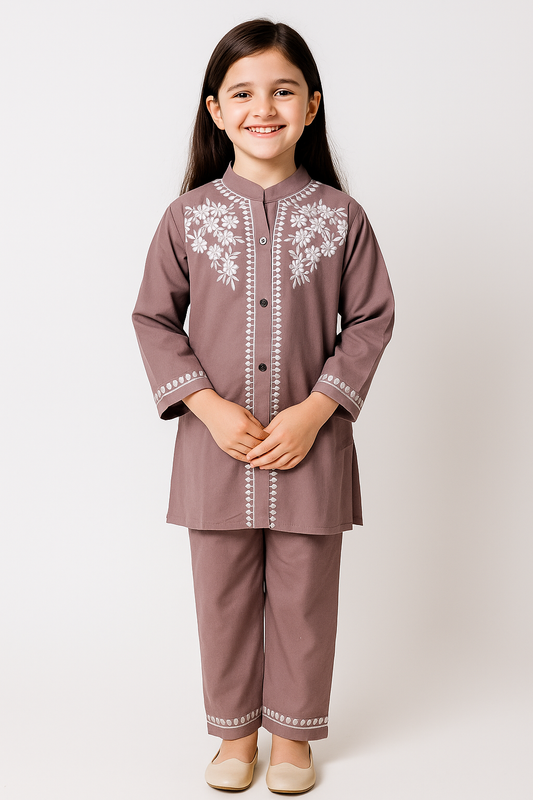 Embroidery Cotton Cord Set 1004 Brown