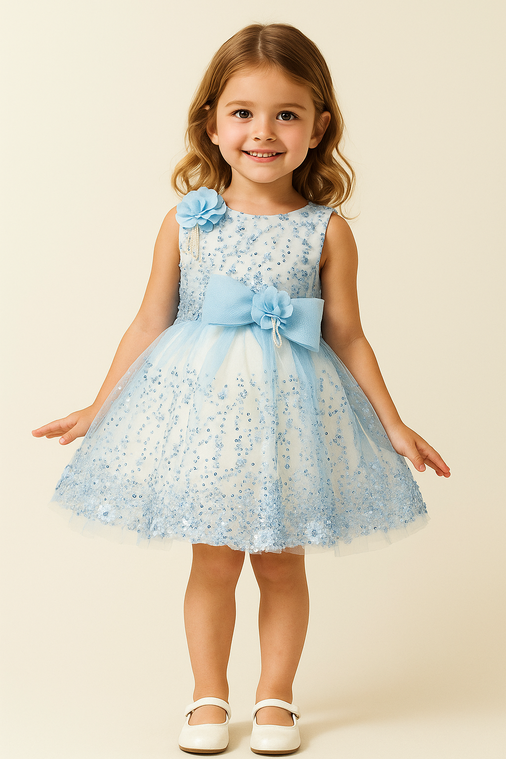 Net Bids Work Frock 2534 Blue