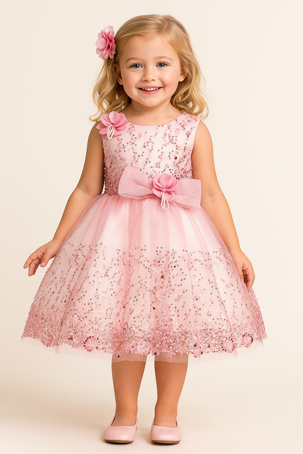 Net Bids Work Frock 2534 Pink