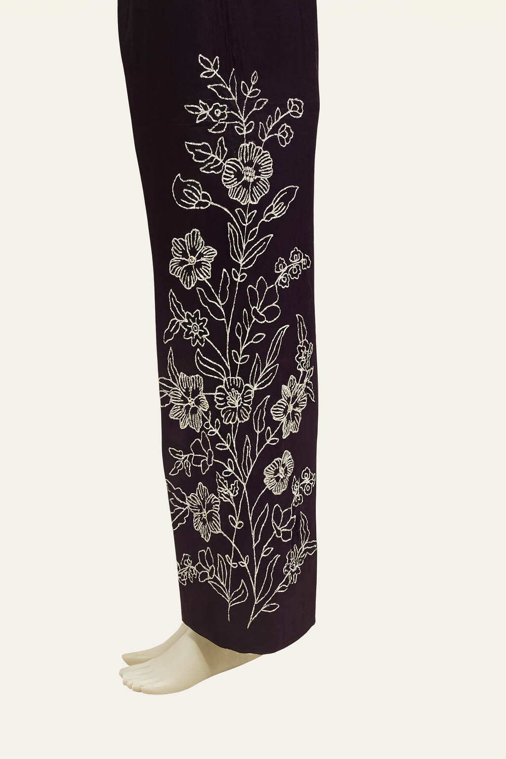 Cotton Embroidery Kurti Set 1310 Wine