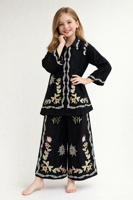 Cotton Embroidery Cord set 1508 Black