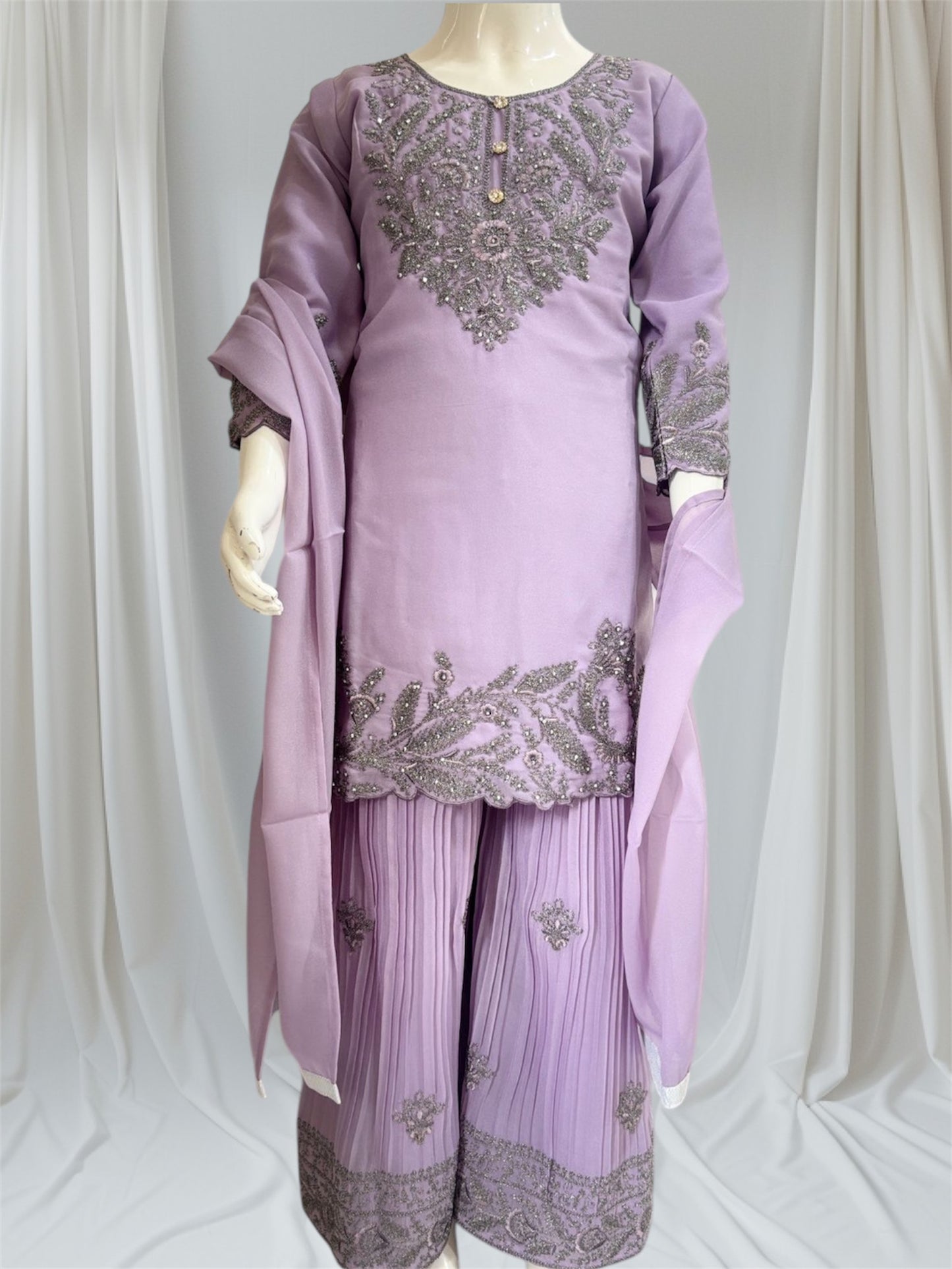 Heeramandi Blossom Plazo Set = qs = 1278