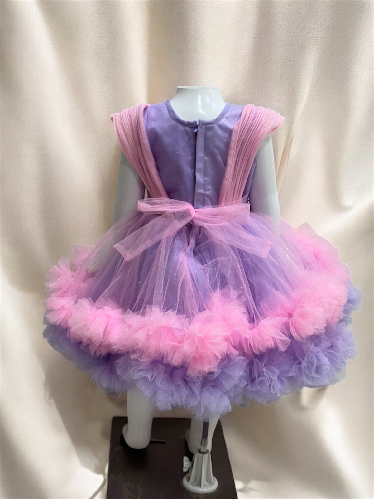Lavender Stardust Frock = ss =1003