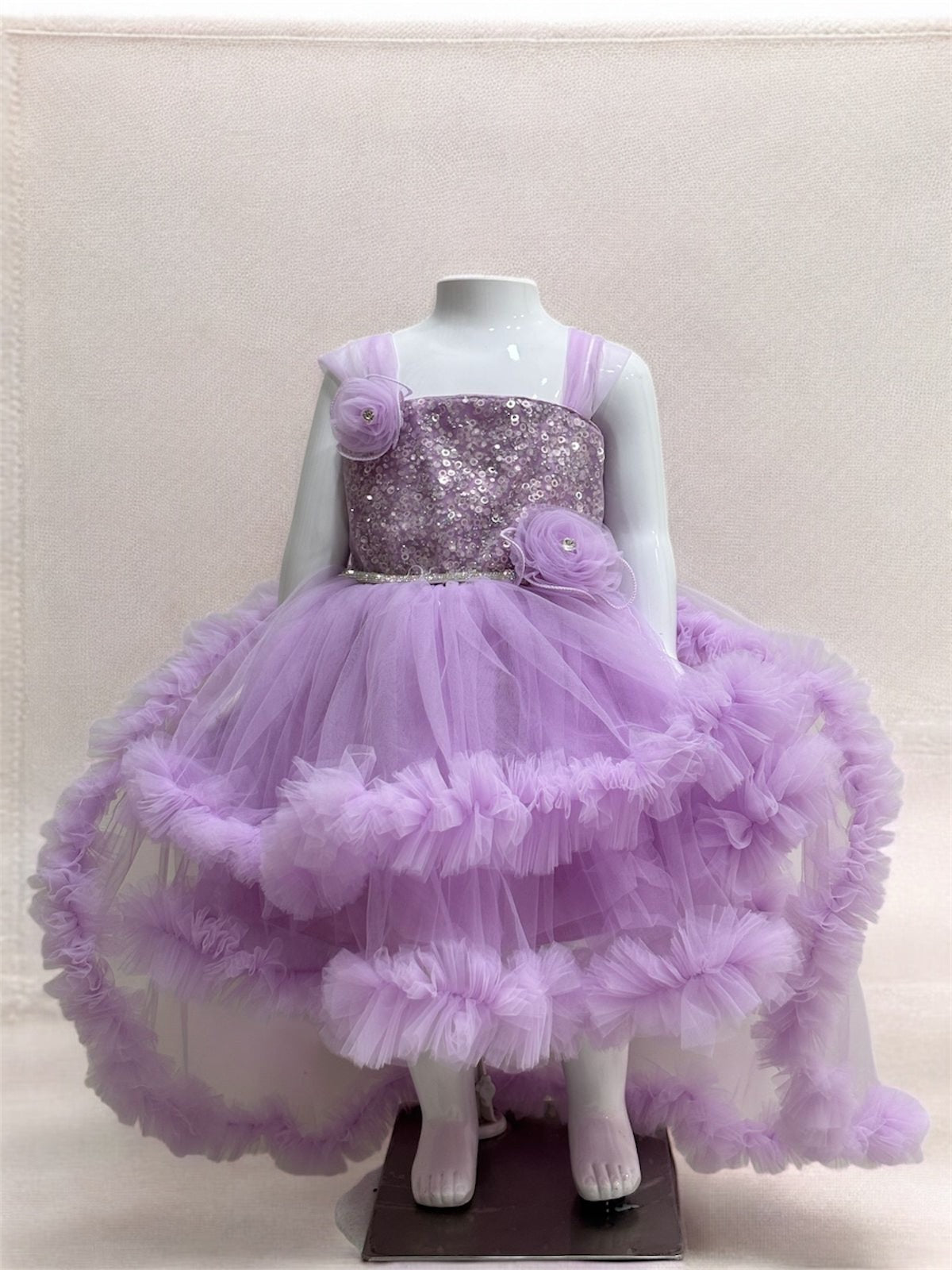 Princess Bloom Frock-But-924 Purple