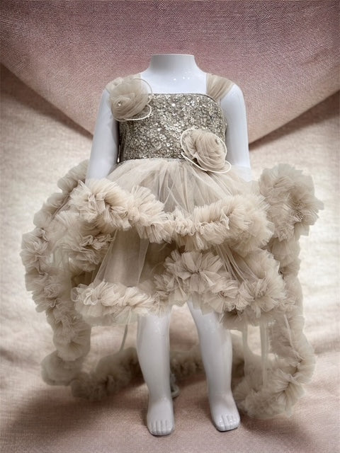 Princess Bloom Frock-But-924 beige