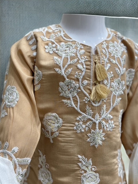 Embroidery Cotton Plazo Set =fy =1578