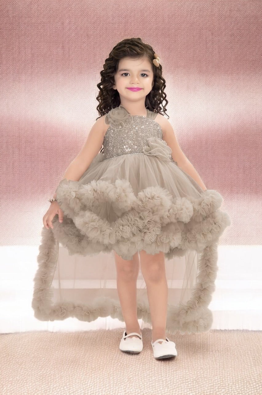 Princess Bloom Frock-But-924 beige