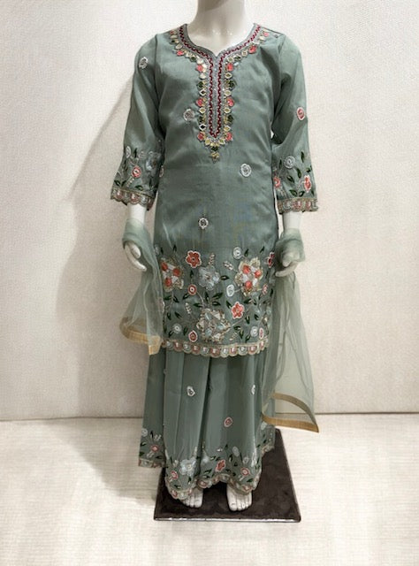 Heeramandi Blossom Plazo Set = qs = 1362