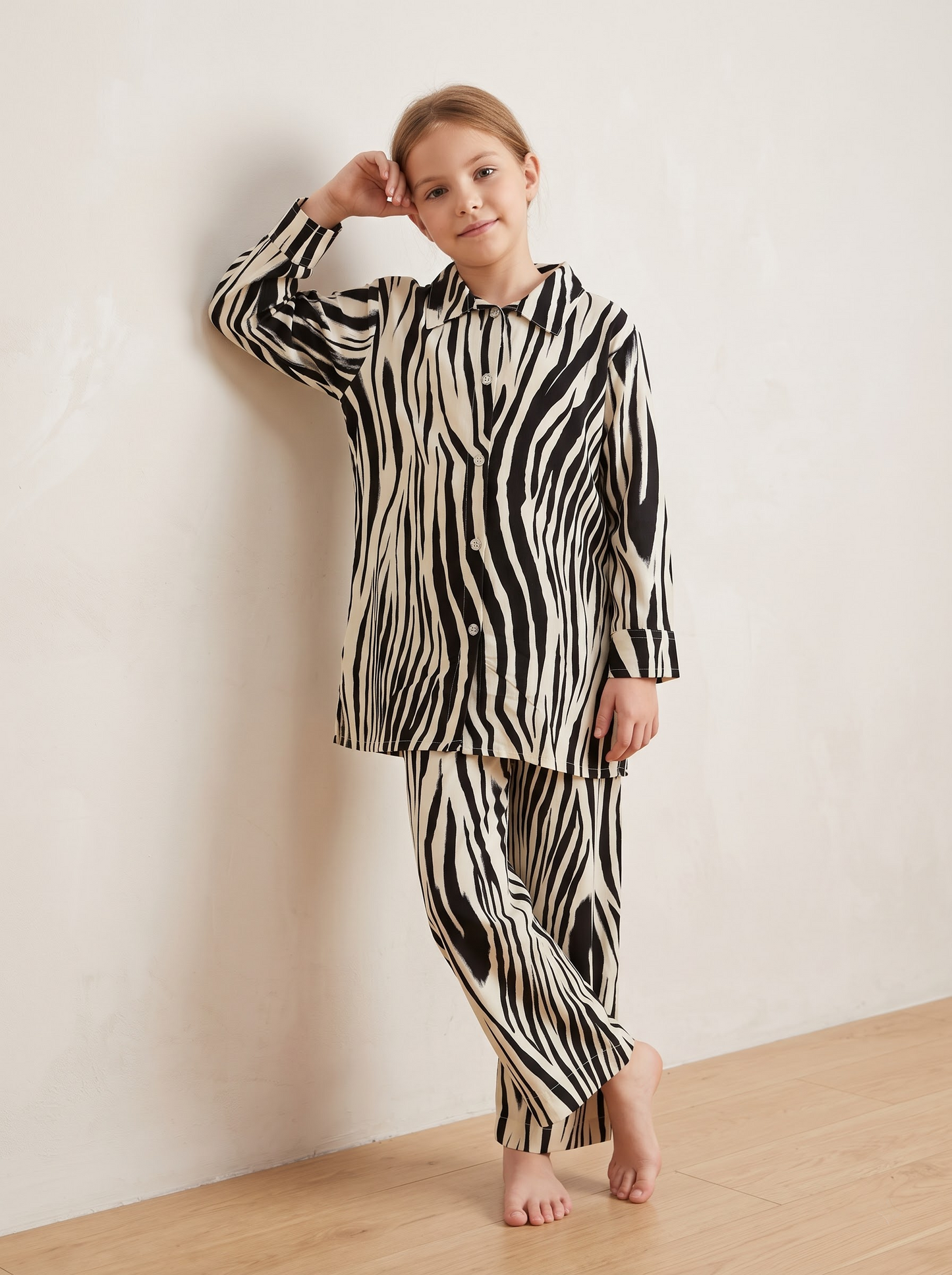 Cotton Printed Cord Set 1682 Zebra