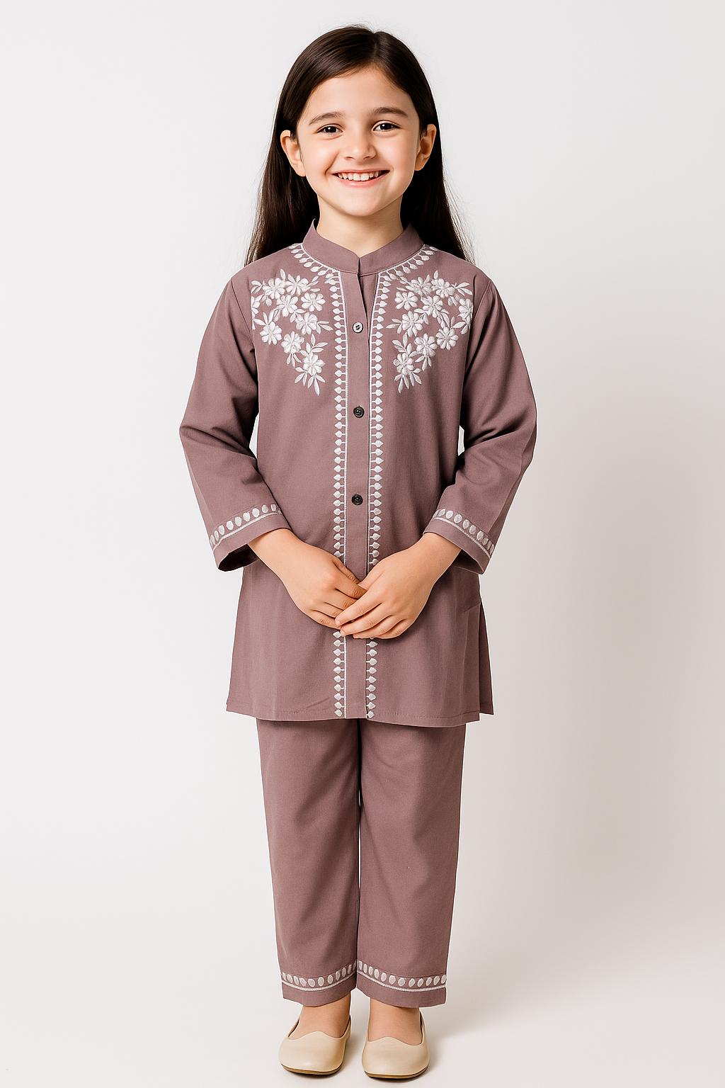 Embroidery Cotton Cord Set 1004 Brown